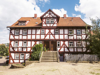 Germany, Hesse, Schlitz, half-timbered house - GSF000972