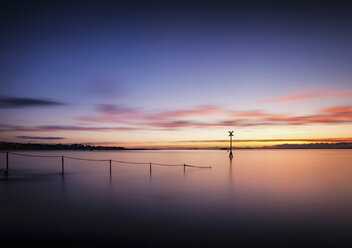 UK, Scotland, East Lothian, North Berwick, sunset - SMAF000315