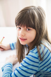 Girl doing homework - LVF002967