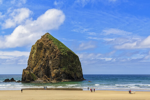 USA, Oregon, Oregon State Park, Cannon Beach, Haystack Rock - FOF007796