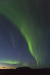 Iceland, polar light in August - NHF001483