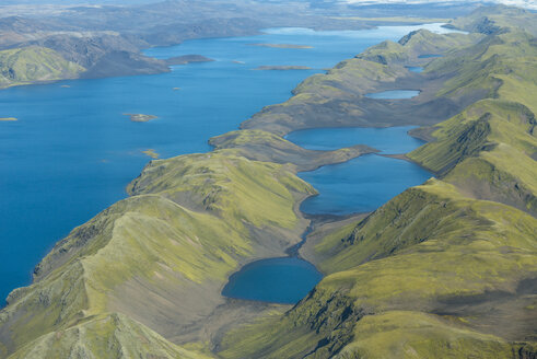 Insel, Luftaufnahme des Skaftafell-Nationalparks - NHF001475