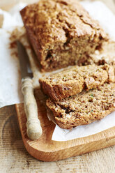 Zucchini Bread including zucchini, banana and walnuts as ingredients - HAWF000706