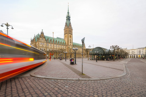 Deutschland, Hamburg, Rathaus, lizenzfreies Stockfoto
