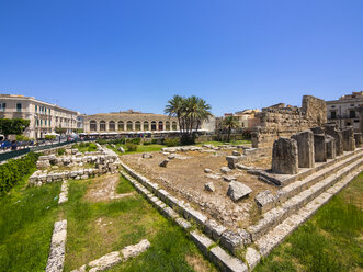 Italien, Sizilien, Siracusa, Tempel des Apollo - AMF003889