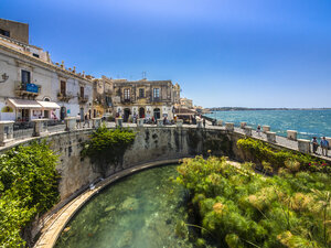 Italien, Sizilien, Siracusa, Arethusa-Quelle - AMF003891