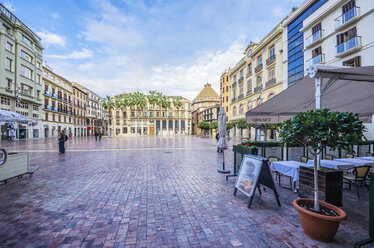 Spain, Andalusia, Malaga, Old town, Plaza de la Constitucion - THAF001284