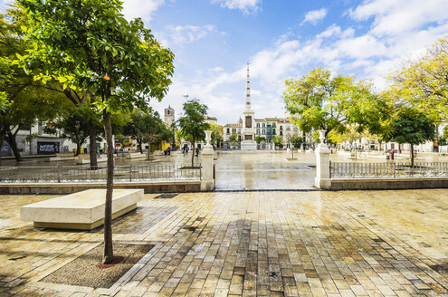 Spain, Andalusia, Malaga, Plaza de la Merced - THAF001277