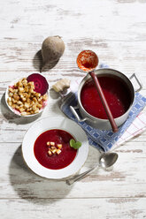 Rote-Bete-Suppe mit Croutons - MAEF009908