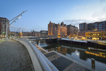 Germany, Hamburg, Hafencity in the morning - RJF000412