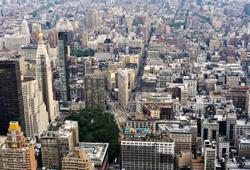 USA, New York City, Manhattan, Blick vom Empire State Building - GEMF000115