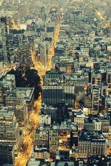 USA, New York City, Blick vom Empire State Building - GEMF000116