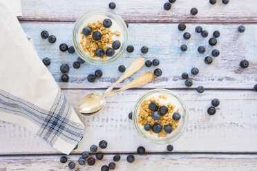 Yogurt with granola and blueberries - LVF003056