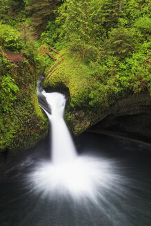 USA, Oregon, Landkreis Hood River, Columbia River Gorge, Punch Bowl Falls - FOF007891