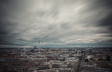 Germany, Berlin, city view with television tower from Potsdam Square - ASCF000069