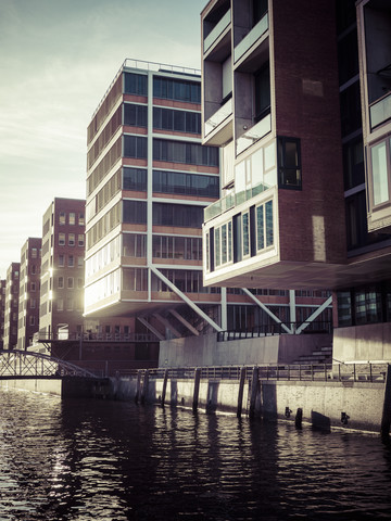 Deutschland, Hamburg, Häuser in Habour City, lizenzfreies Stockfoto