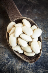 Wooden spoon of Giant white beans - SBDF001713