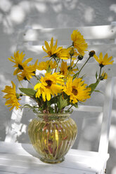 Jerusalem artichoke flowers in vase - GISF000093