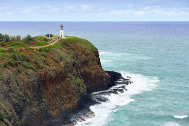 USA, Hawaii, Kilauea, Leuchtturm am Kilauea Point National Wildlife Refuge - BRF001129