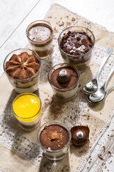 Glasses with different sorts of desserts - MAEF010175