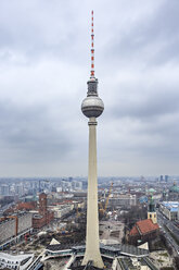 Germany, Berlin, television tower at Alexanderplatz - VTF000407