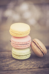 Stack of different macarons - SARF001644