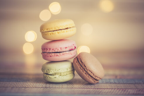 Stack of different macarons - SARF001645