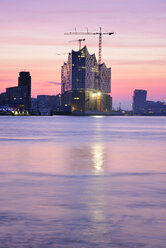 Germany, Hamburg, Elbphilharmonie at dawn - BRF001170