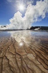 USA, Yellowstone-Nationalpark, Unteres Geysirbecken, Mittleres Geysirbecken, Excelsior-Geysir - FOF008033