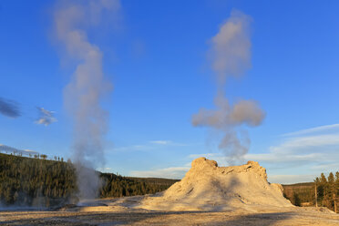 USA, Wyoming, Yellowstone-Nationalpark, Oberes Geysir-Becken, Castle Geyser - FOF008069