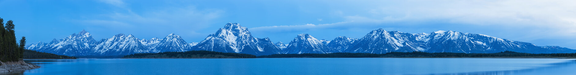 USA, Wyoming, Grand Teton Nationalpark, Panorama - FOF008087