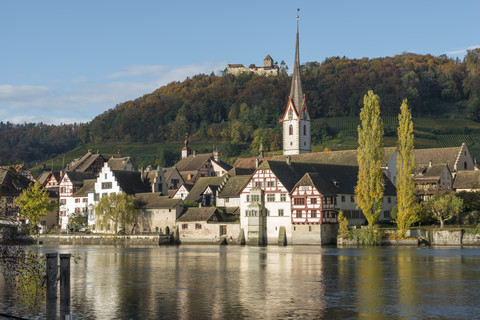 Schweiz, Stein am Rhein am Rhein, lizenzfreies Stockfoto