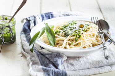 Spaghetti mit Bärlauchpesto, Bärlauchblätter - SBDF001779