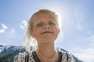 Austria, Tyrol, Lake Plansee, portrait of smiling girl - TCF004624