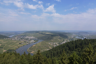 Germany, Rhineland-Palatinate, Mehring, Five Lakes View - PAF001354