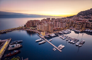 Monaco, Monte Carlo in der Abenddämmerung - DAWF000375