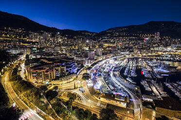 Monaco, Monte Carlo bei Nacht - DAWF000357