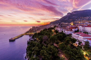 Monaco, Monte Carlo in der Abenddämmerung - DAWF000361