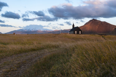 Iceland, Budir, view to church - KEBF000185