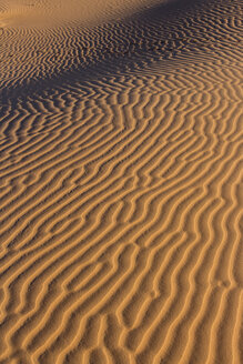 Marokko, Sahara, Erg Chebbi, Muster auf Wüstendüne - HSKF000016