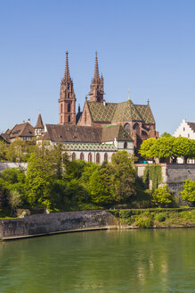 Schweiz, Basel, Rhein und Münster - WDF003085