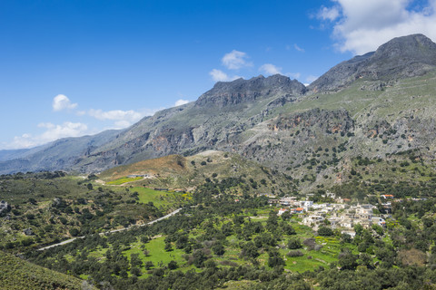 Griechenland, Kreta, Bergdorf Kato Rodakino, lizenzfreies Stockfoto