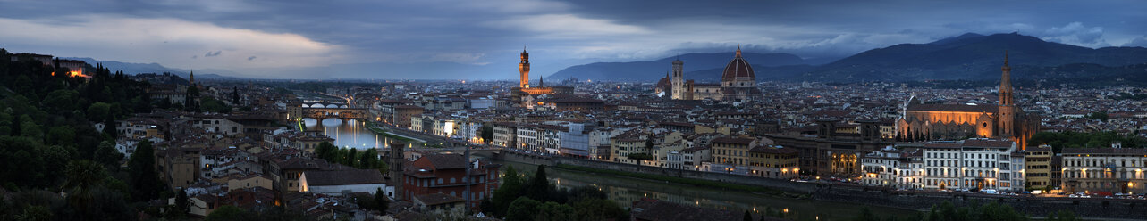 Italien, Florenz, Blick auf die Stadt - MKFF000202