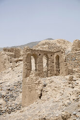 Oman, Tanuf, destroyed loam house settlement - HLF000883