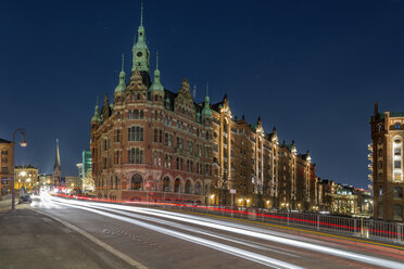 Germany, Hamburg, buildings in the old Warehouse District - NKF000255