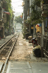 Vietnam, Hanoi, Eisenbahnlinie - SJF000147