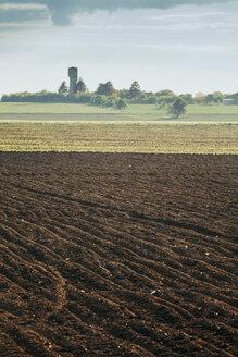 Bulgaria, Razgrad, rural field with soil - BZF000152