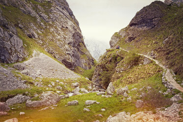 Spanien, Asturien, Pico de Europe, Wanderweg zur Schlucht von Garganta del Cares - MEMF000741