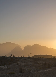 Oman, Sunset at Jebel Shams - HLF000894