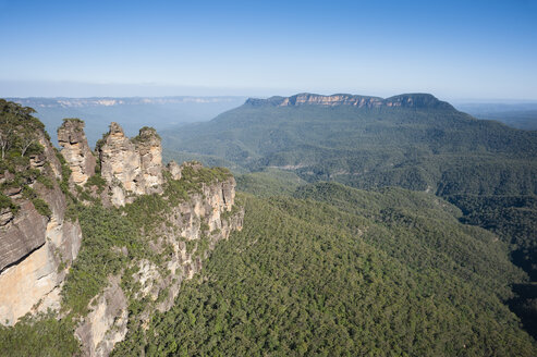 Australien, New South Wales, Great Dividing Range, Blick auf den Blue Mountains National Park - JBF000245